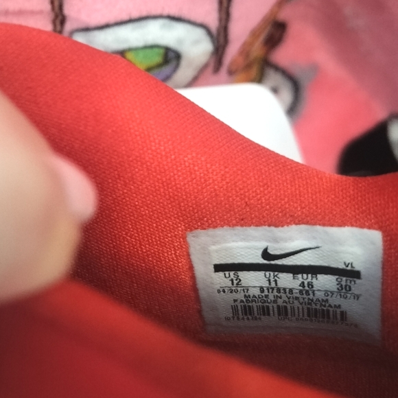 Nike Men's red Zoom sneakers size 12 - Picture 5 of 7